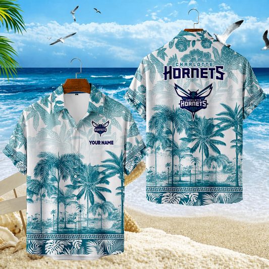 FINAL CLEARANCE - NEW CUSTOMIZED NBA27 CHO CHARLOTTE HORNETS UNISEX HAWAIIAN SHIRT