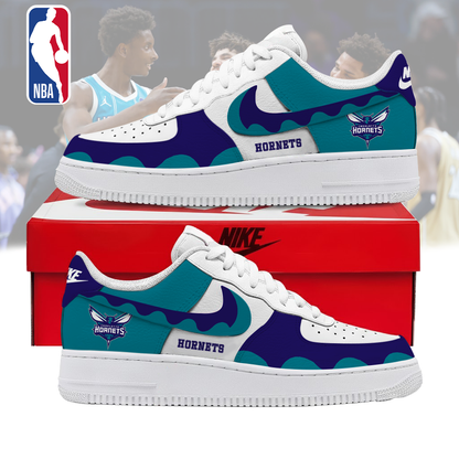 LIMITED EDITION - NEW CUSTOMIZED NBA27 CHO CHARLOTTE HORNETS AF1 SNEAKERS