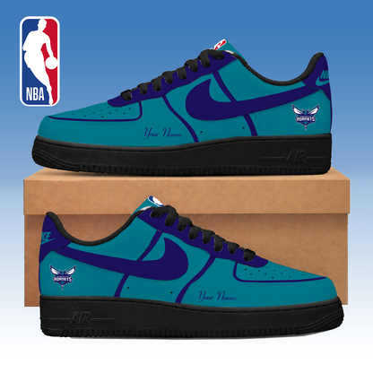 LIMITED EDITION - NEW CUSTOMIZED NBA27 CHO CHARLOTTE HORNETS AF1 SNEAKERS