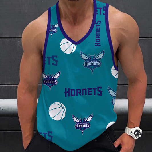 LIMITED EDITION - NEW CUSTOMIZED NBA27 CHO CHARLOTTE HORNETS UNISEX TANK TOP