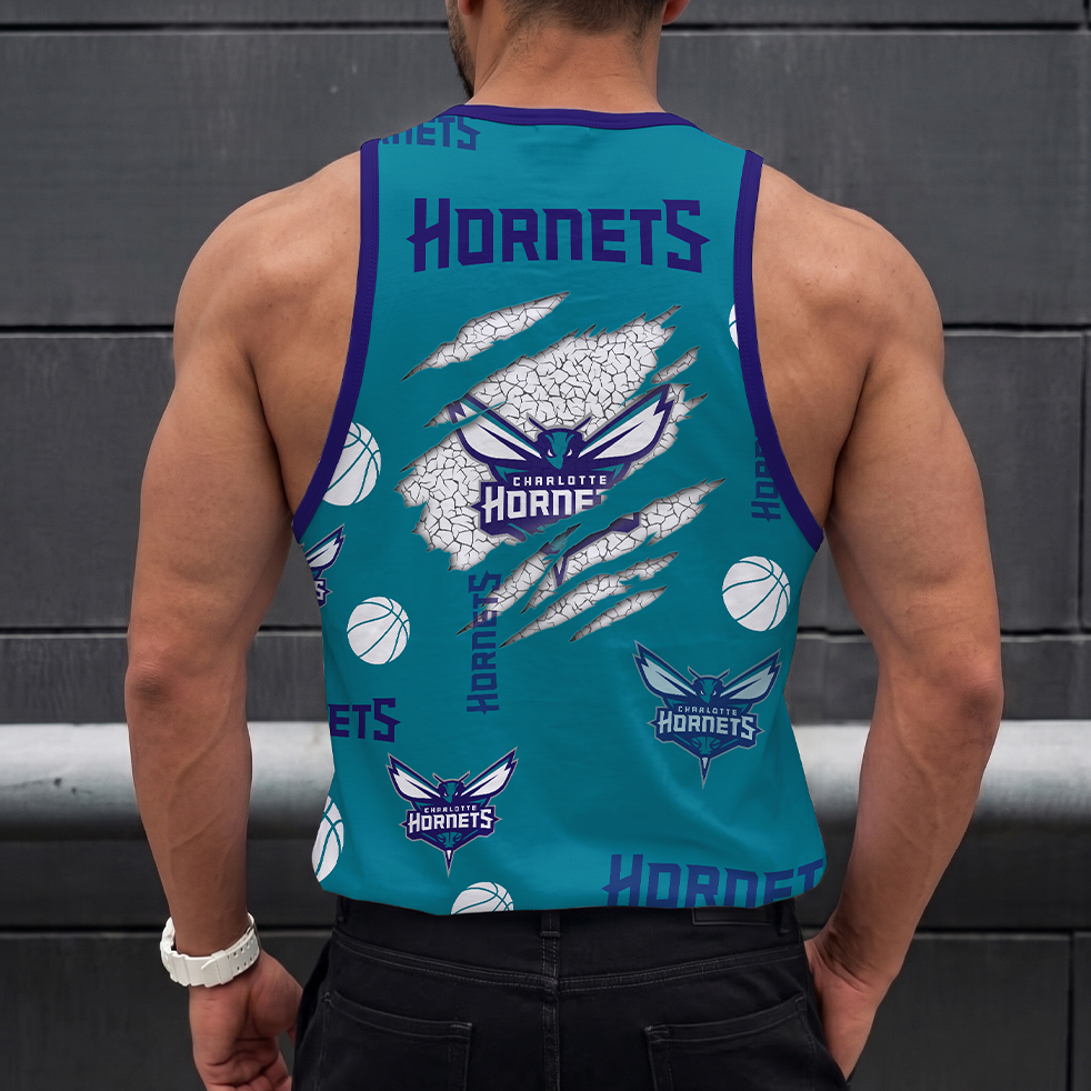 LIMITED EDITION - NEW CUSTOMIZED NBA27 CHO CHARLOTTE HORNETS UNISEX TANK TOP