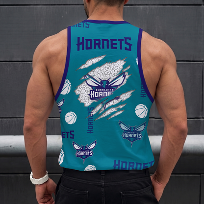 LIMITED EDITION - NEW CUSTOMIZED NBA27 CHO CHARLOTTE HORNETS UNISEX TANK TOP
