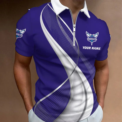 LIMITED EDITION - NEW CUSTOMIZED NBA27 CHO CHARLOTTE HORNETS POLO SHIRT, ZIP POLO SHIRT & T-SHIRTS