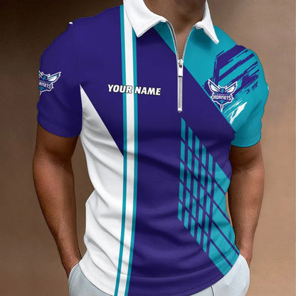 LIMITED EDITION - NEW CUSTOMIZED NBA27 CHO CHARLOTTE HORNETS POLO SHIRT, ZIP POLO SHIRT & T-SHIRTS