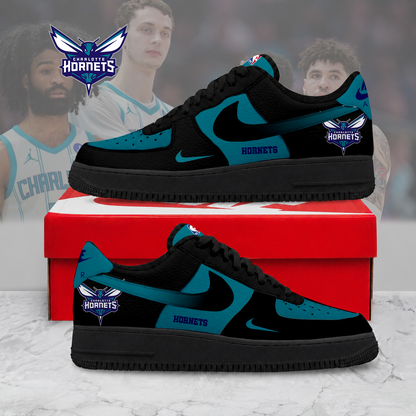 LIMITED EDITION - NEW CUSTOMIZED NBA27 CHO CHARLOTTE HORNETS AF1 SNEAKERS