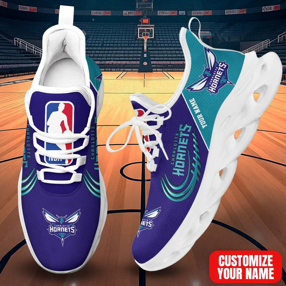 LIMITED EDITION - NEW CUSTOMIZED NBA27 CHO CHARLOTTE HORNETS PREMIUM CLUNKY SNEAKERS