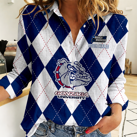 LIMITED DROP - NEW CUSTOMIZED | NCAA MAM27 GOB GO BULLDOGS WOMEN CASUAL SHIRT FOR FAN