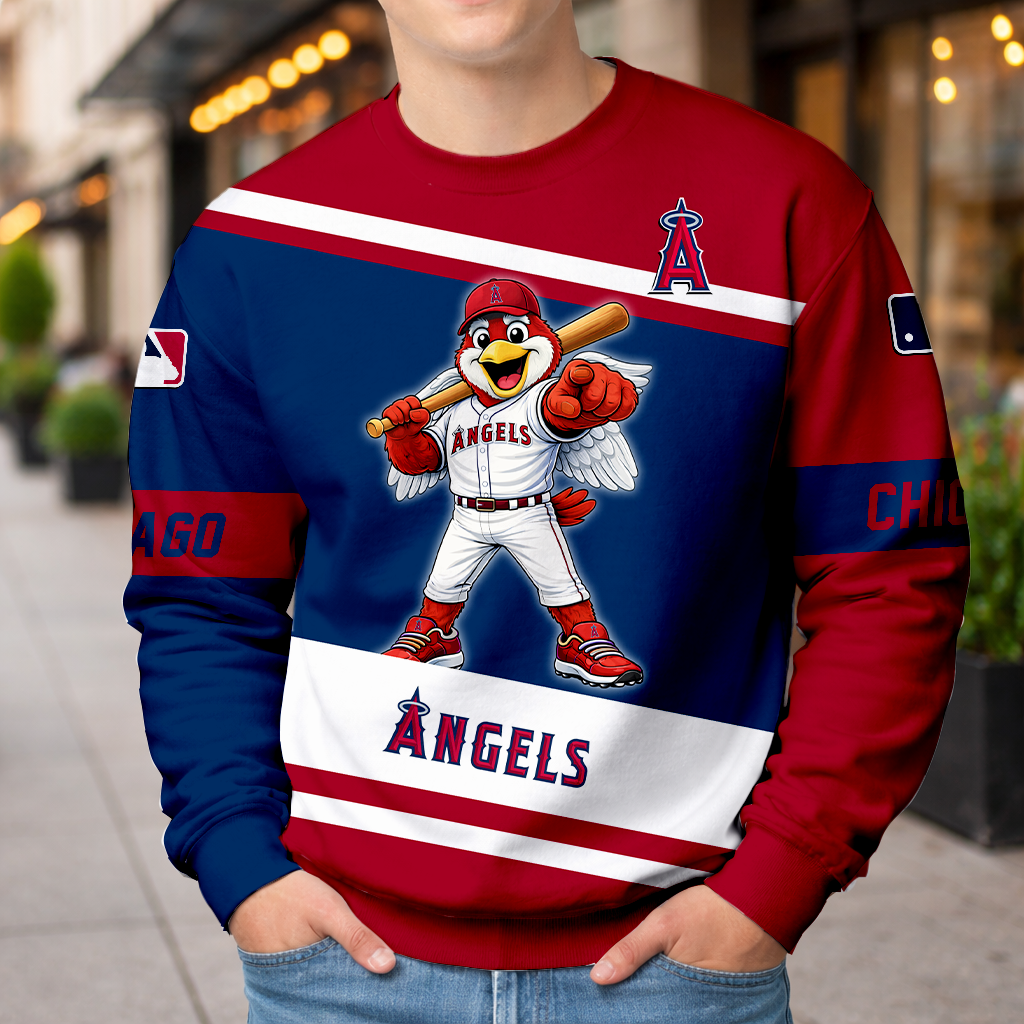 LIMITED EDITION - NEW CUSTOMIZED MLB27 LAA LOS ANGELES ANGELS UNISEX T-SHIRT, HOODIE & JACKETS