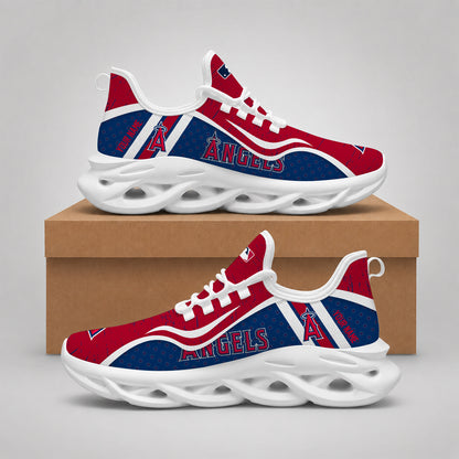 ELITE EDITION - NEW CUSTOMIZED MLB27 LAA LOS ANGELES ANGELS MAX SOUL SHOES