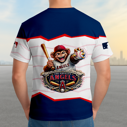LIMITED EDITION - NEW CUSTOMIZED MLB27 LAA LOS ANGELES ANGELS UNISEX T-SHIRT, SWEASHIRTS, HOODIE & JACKETS
