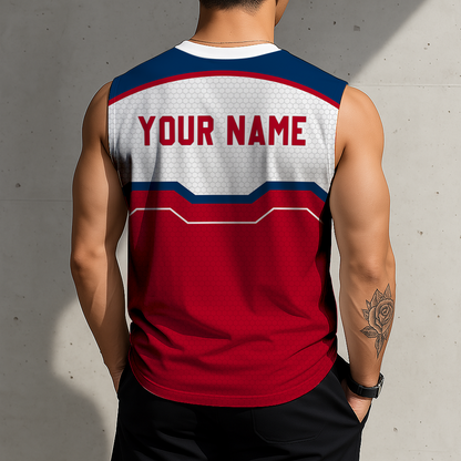 LIMITED EDITION - NEW CUSTOMIZED MLB27 LAA LOS ANGELES ANGELS MEN'S GYM SHIRT