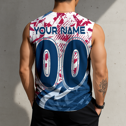 LIMITED EDITION - NEW CUSTOMIZED MLB27 LAA LOS ANGELES ANGELS TANKTOP & GYM SHIRT