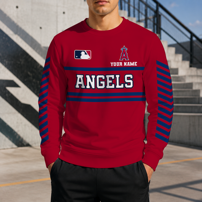 VIRAL EDITION - NEW CUSTOMIZED MLB27 LAA LOS ANGELES ANGELS UNISEX SWEATSHIRT