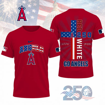 LIMITED EDITION - NEW CUSTOMIZED MLB27 LAA LOS ANGELES ANGELS T-SHIRT, POLO SHIRT, ZIP POLO SHIRT, SWEATSHIRT, HOODIE & ZIP HOODIE