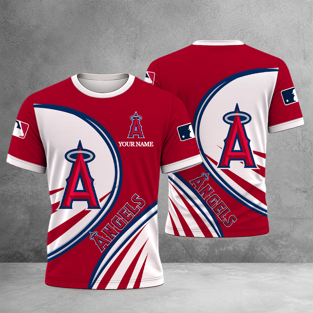 VIRAL EDITION - NEW CUSTOMIZED MLB27 LAA LOS ANGELES ANGELS T-SHIRT, POLO SHIRT, ZIP POLO SHIRT, SWEATSHIRT, HOODIE & ZIP HOODIE