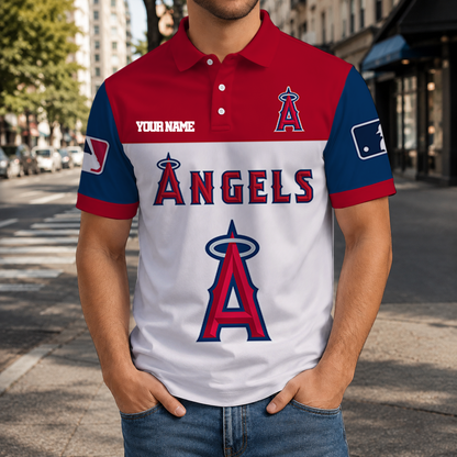 LIMITED EDITION - NEW CUSTOMIZED MLB27 LAA LOS ANGELES ANGELS T-SHIRT, POLO SHIRT, ZIP POLO SHIRT, SWEATSHIRT, HOODIE & ZIP HOODIE