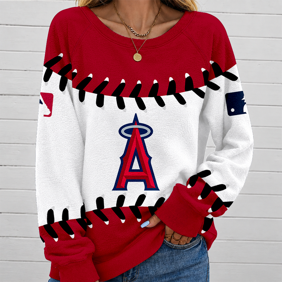[FLASH SALE] NEW CUSTOMIZED MLB27 LAA LOS ANGELES ANGELS UNISEX SWEATSHIRT