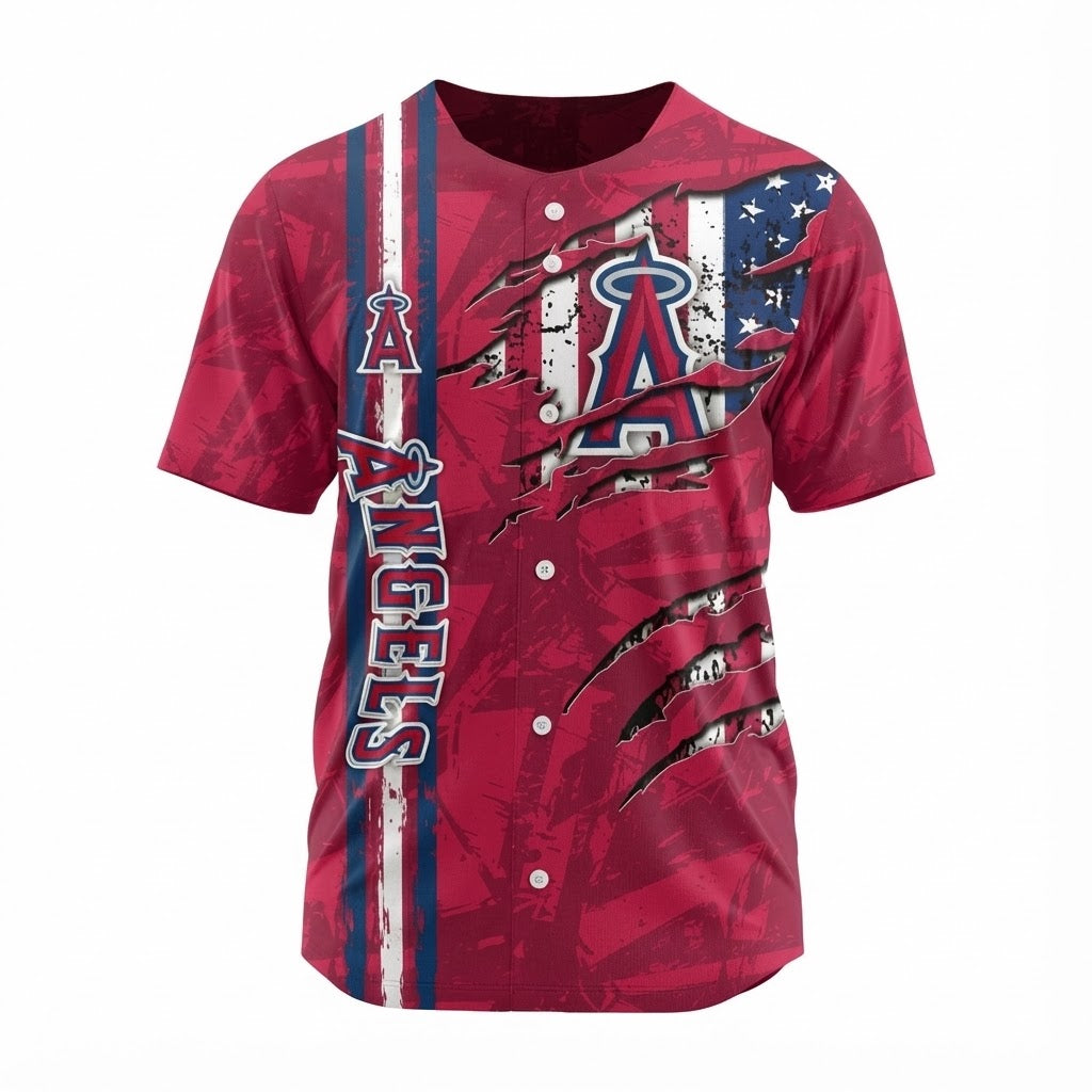 LIMITED EDITION - NEW CUSTOMIZED MLB27 LAA LOS ANGELES ANGELS BASEBALL JERSEY