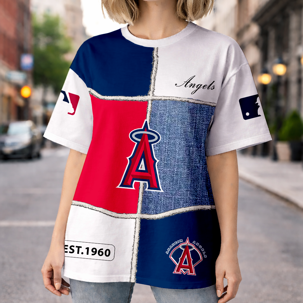 LIMITED EDITION - NEW CUSTOMIZED MLB27 LAA LOS ANGELES ANGELS UNISEX T-SHIRT, POLO, HOODIE & JACKETS