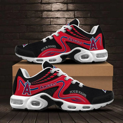 LIMITED EDITION - NEW CUSTOMIZED MLB27 LAA LOS ANGELES ANGELS AIR MAX PLUS SNEAKERS