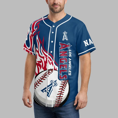 [FLASH SALE] NEW CUSTOMIZED MLB27 LAA LOS ANGELES ANGELS BASEBALL JERSEY