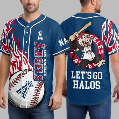 [FLASH SALE] NEW CUSTOMIZED MLB27 LAA LOS ANGELES ANGELS BASEBALL JERSEY