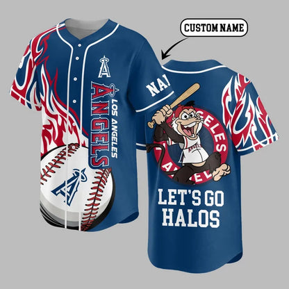 [FLASH SALE] NEW CUSTOMIZED MLB27 LAA LOS ANGELES ANGELS BASEBALL JERSEY