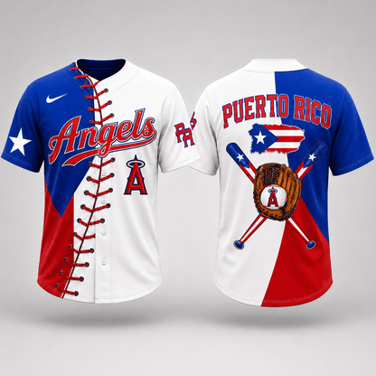 [FLASH SALE] NEW CUSTOMIZED MLB27 LAA LOS ANGELES ANGELS BASEBALL JERSEY
