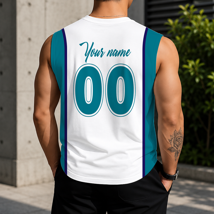 [HOT DEAL] NEW CUSTOMIZED NBA27 CHO CHARLOTTE HORNETS TANK TOP
