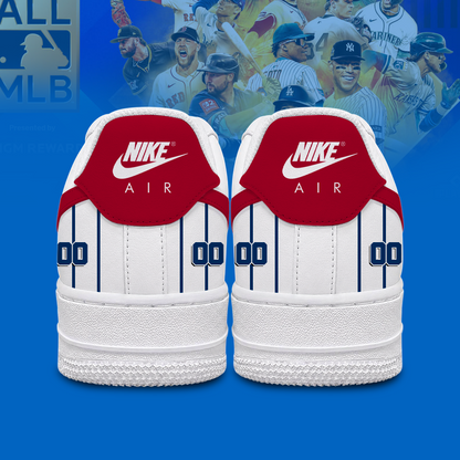 [FLASH SALE] NEW CUSTOMIZED MLB27 LAA LOS ANGELES ANGELS AF1 SHOES