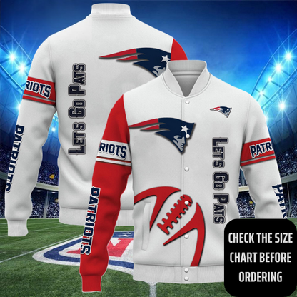 ELITE EDITION - NEW CUSTOMIZED NFL27 NEP NEW ENGLAND PATRIOTS SATIN VARSITY & BASEBALL JACKET