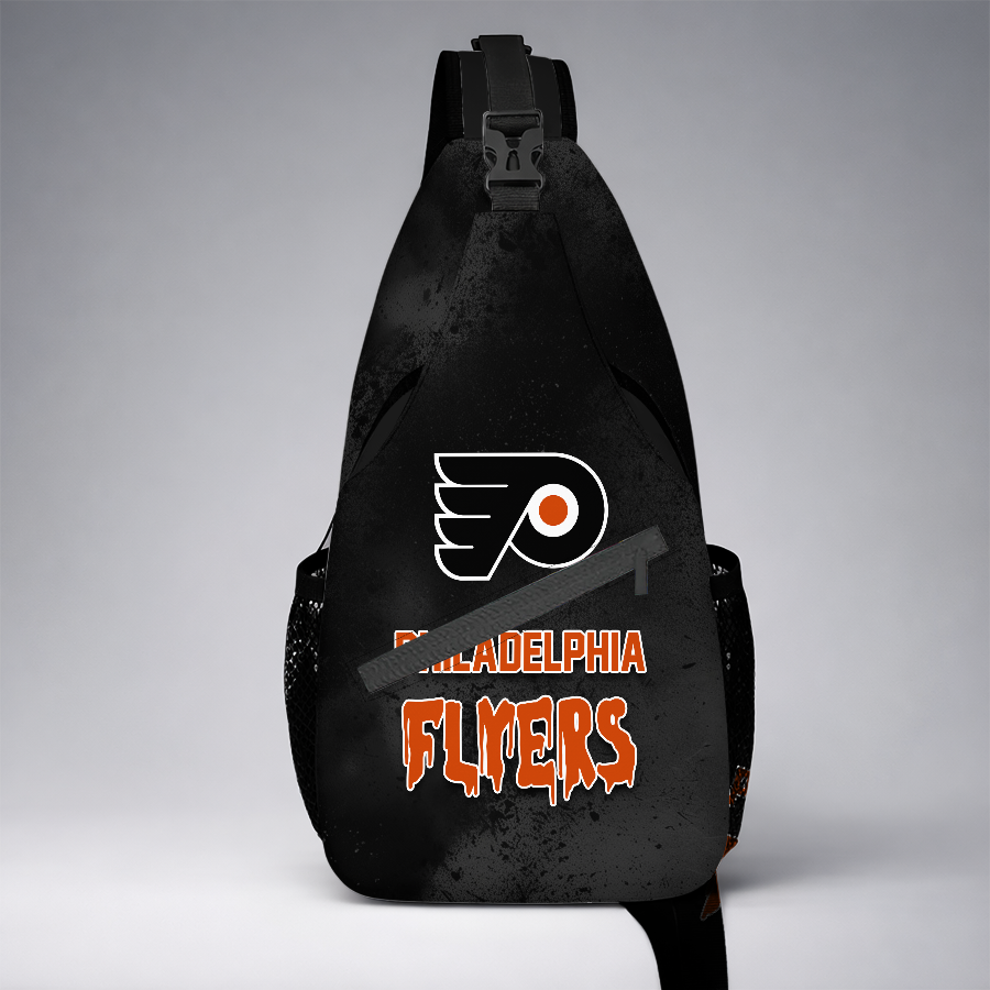 [SUPER SALE] NEW CUSTOMIZED NHL27 PPF PHILADELPHIA FLYERS SLING BAG