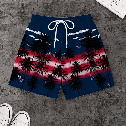 LIMITED EDITION - NEW CUSTOMIZED NFL27 NEP NEW ENGLAND PATRIOTS SHORT PANTS