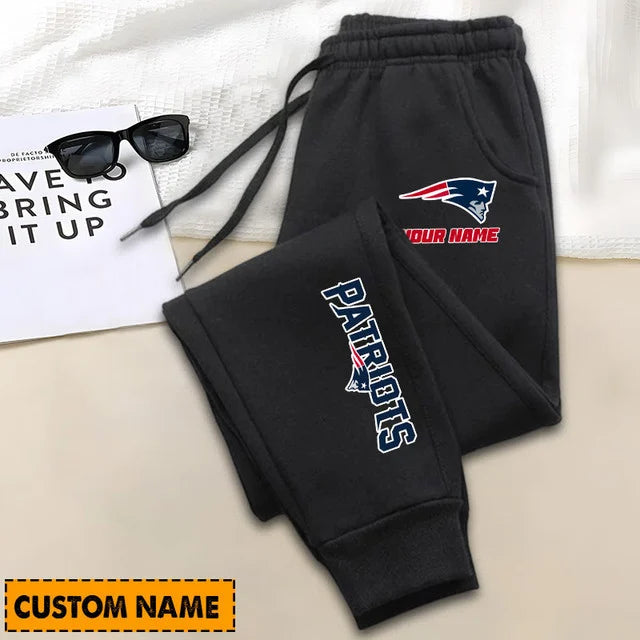 SPECIAL EDITION - NEW CUSTOMIZED NFL27 NEP NEW ENGLAND PATRIOTS SWEATPANTS