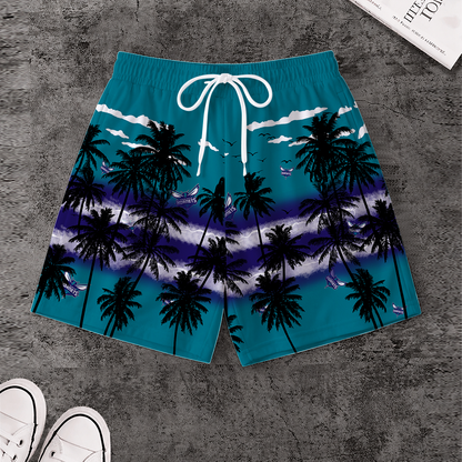 LIMITED EDITION - NEW CUSTOMIZED NBA27 CHO CHARLOTTE HORNETS SHORT PANTS