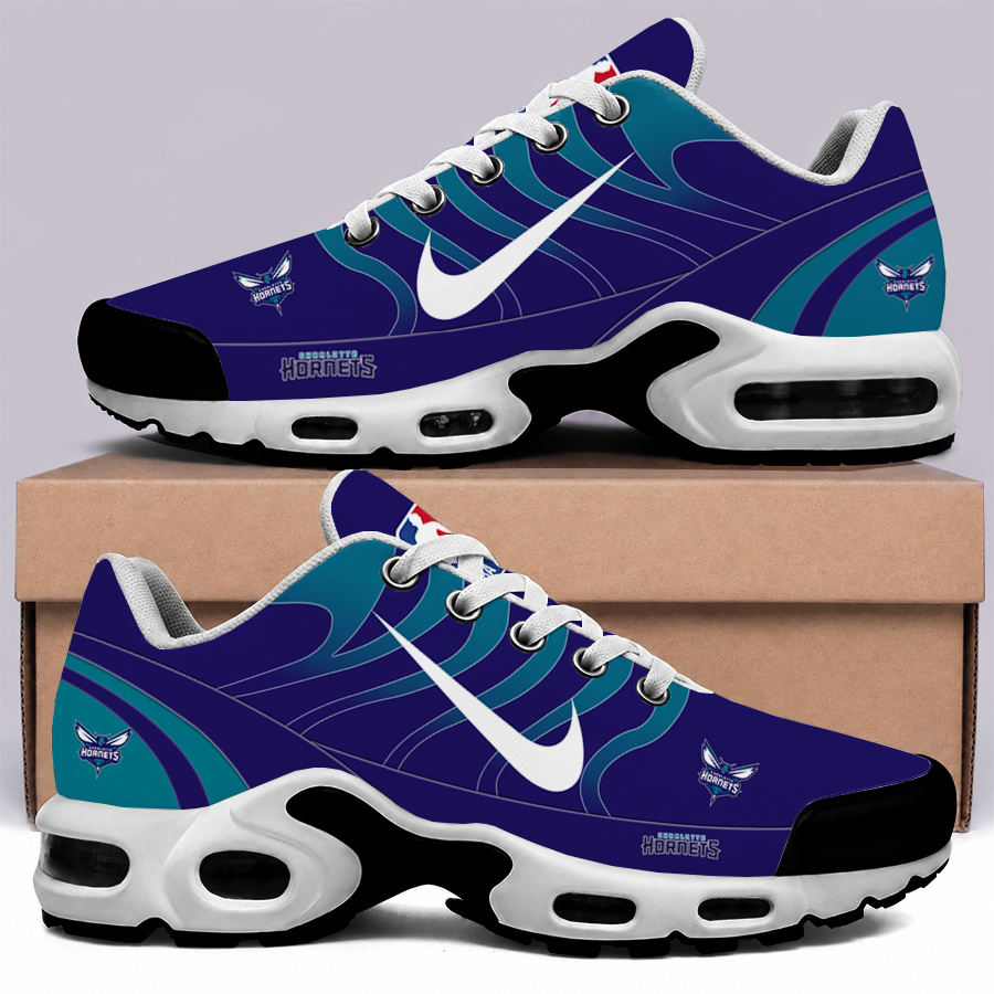 [HOT DEAL] NEW CUSTOMIZED NBA27 CHO CHARLOTTE HORNETS AIR MAX PLUS SNEAKERS