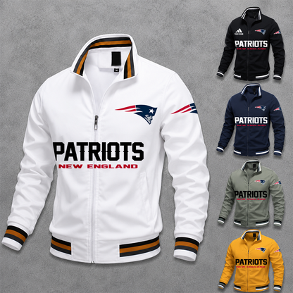 [SPECIAL OFFER] NEW CUSTOMIZED NFL27 NEP NEW ENGLAND PATRIOTS MEN'S CASUAL JACKET