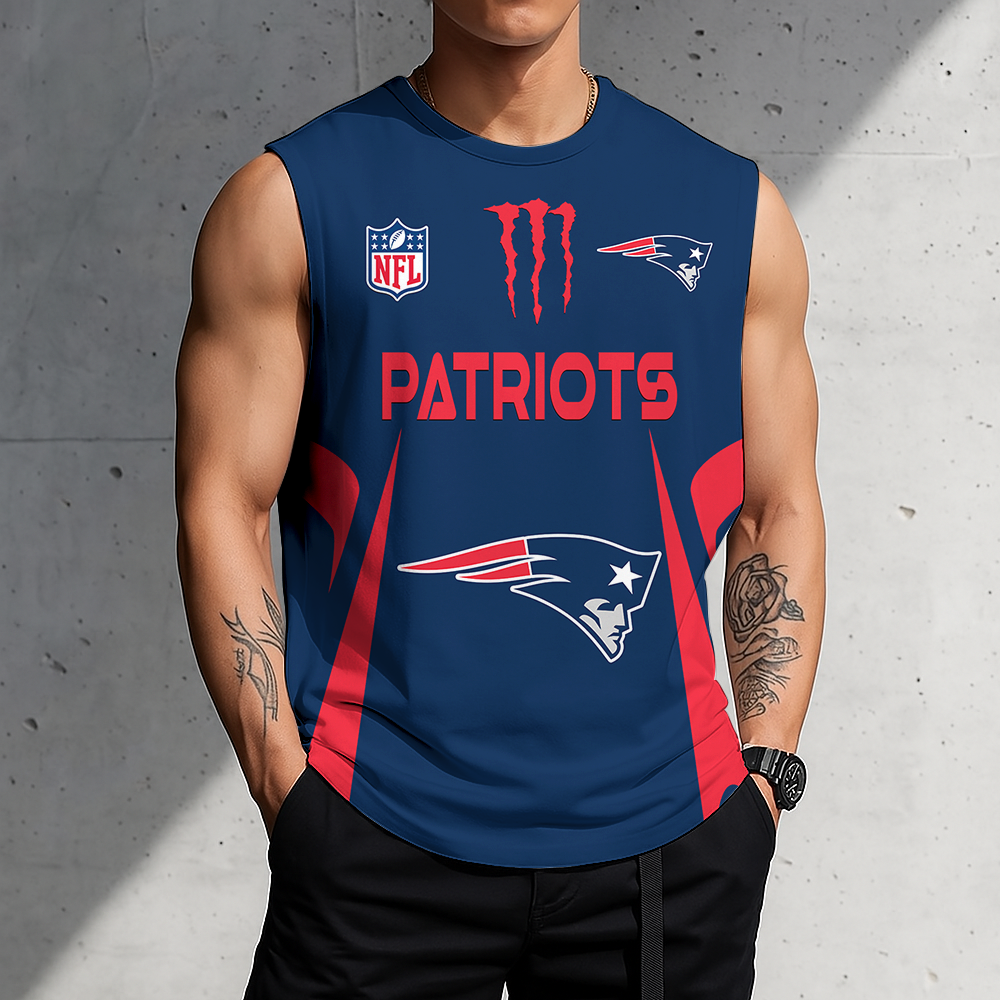 LIMITED EDITION - NEW CUSTOMIZED NFL27 NEP NEW ENGLAND PATRIOTS MEN'S GYM SHIRT