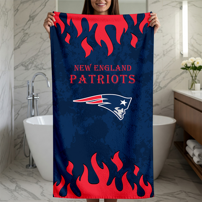 LIMITED EDITION - NEW CUSTOMIZED NFL27 NEP NEW ENGLAND PATRIOTS BEACH TOWEL FOR FAN