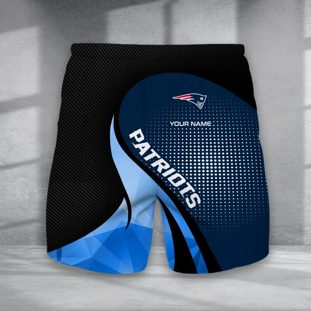 LIMITED EDITION - NEW CUSTOMIZED NFL27 NEP NEW ENGLAND PATRIOTS POLO, T-SHIRT & SHORT PANTS SET