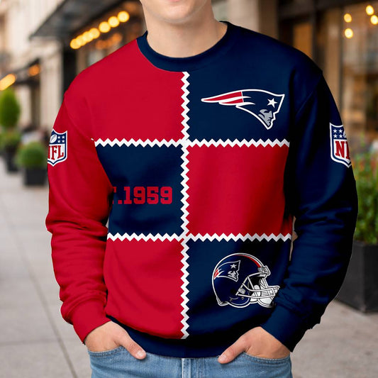 LIMITED EDITION - NEW CUSTOMIZED NFL27 NEP NEW ENGLAND PATRIOTS UNISEX T-SHIRT, POLO, HOODIE & JACKETS