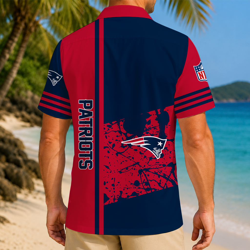LIMITED EDITION - NEW CUSTOMIZED NFL27 NEP NEW ENGLAND PATRIOTS UNISEX HAWAIIAN SHIRT