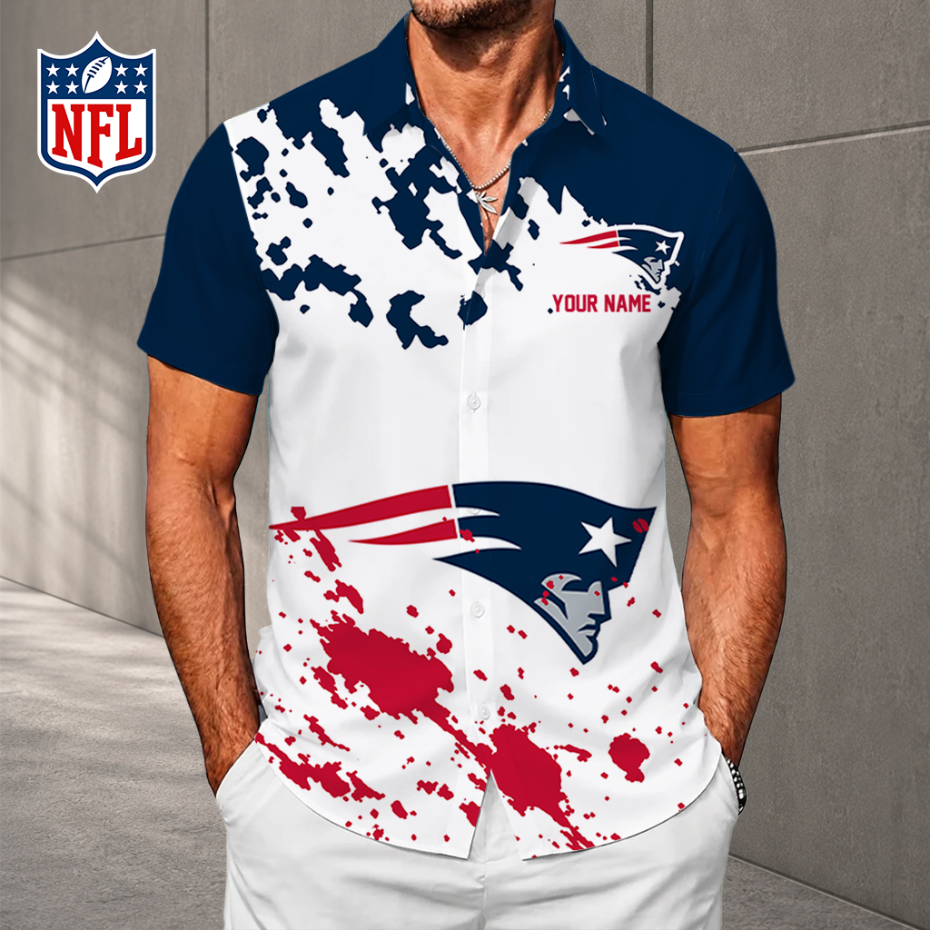 LIMITED EDITION - NEW CUSTOMIZED NFL27 NEP NEW ENGLAND PATRIOTS UNISEX HAWAIIAN SHIRT