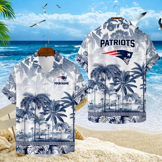 VIRAL EDITION - NEW CUSTOMIZED NFL27 NEP NEW ENGLAND PATRIOTS UNISEX HAWAIIAN SHIRT