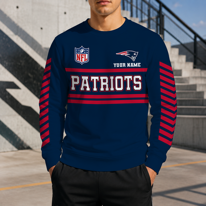 LIMITED EDITION - NEW CUSTOMIZED NFL27 NEP NEW ENGLAND PATRIOTS UNISEX SWEATSHIRT