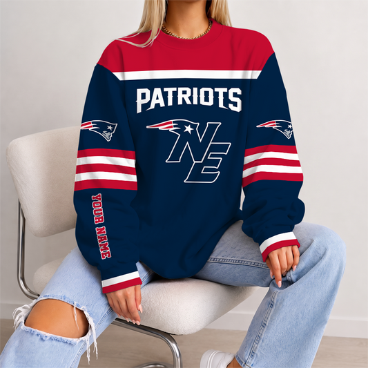 [SPECIAL OFFER] NEW CUSTOMIZED NFL27 NEP NEW ENGLAND PATRIOTS UNISEX SWEATSHIRT
