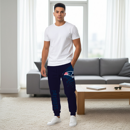 LIMITED EDITION - NEW PERSONALIZED NFL27 NEP NEW ENGLAND PATRIOTS JOGGERS