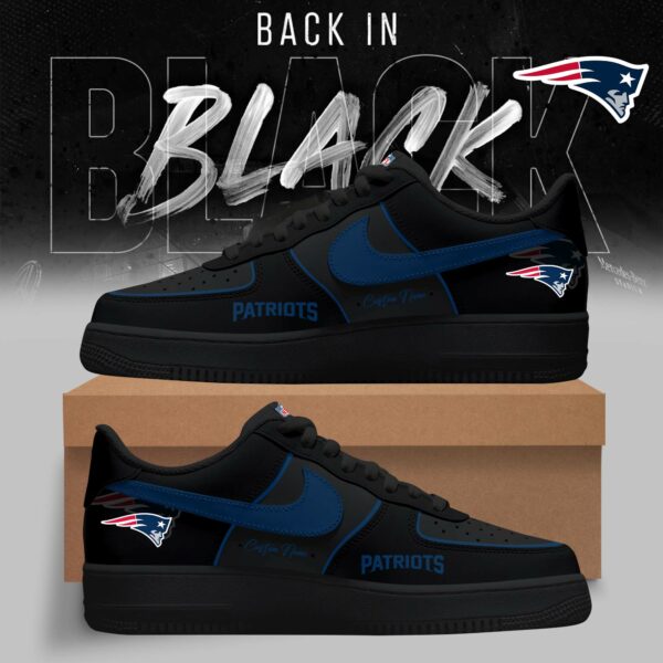LIMITED EDITION - NEW CUSTOMIZED NFL27 NEP NEW ENGLAND PATRIOTS AF1 SNEAKERS