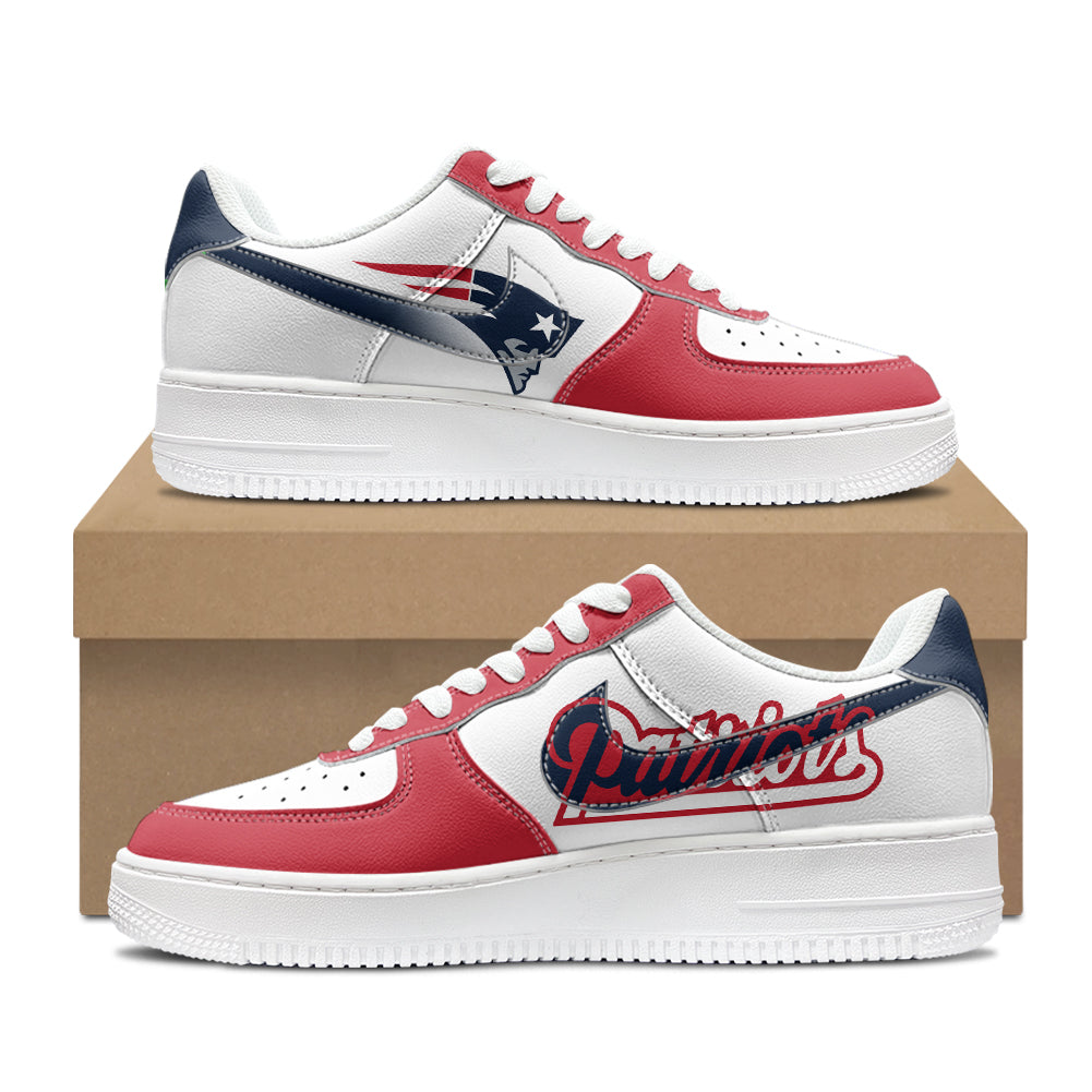 [SPECIAL OFFER] NEW CUSTOMIZED NFL27 NEP NEW ENGLAND PATRIOTS AF1 SHOES