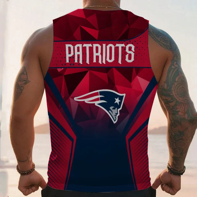 LIMITED EDITION - NEW CUSTOMIZED NFL27 NE PATRIOTS UNISEX TANK TOP